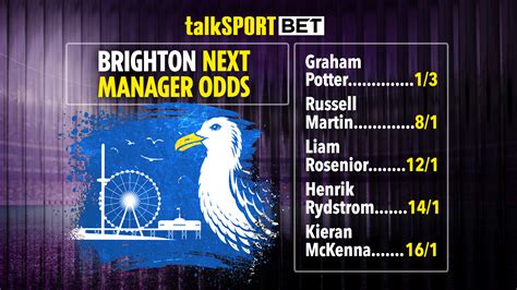 brighton manager odds
